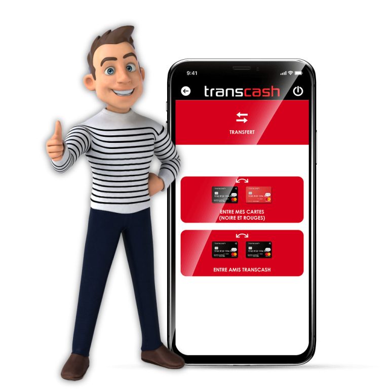 Envoi d'argent application Transcash