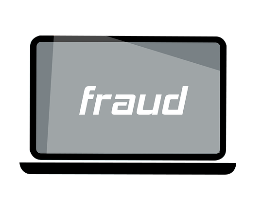 Ecran ordinateur portable fraude