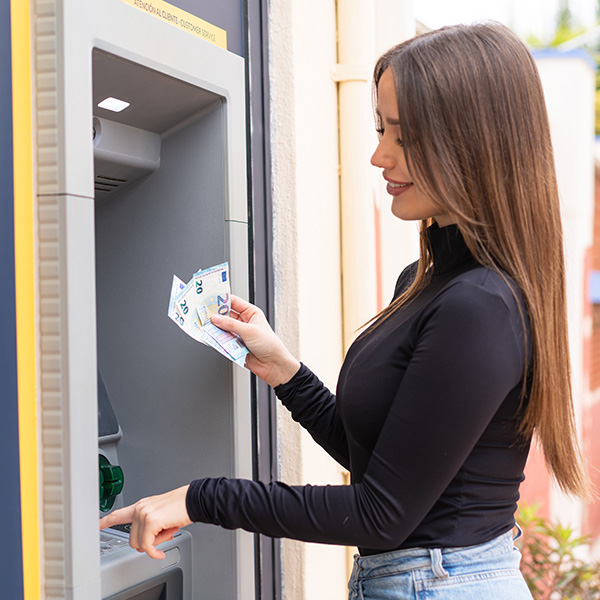 Transcash makes it easy to withdraw cash from ATMs